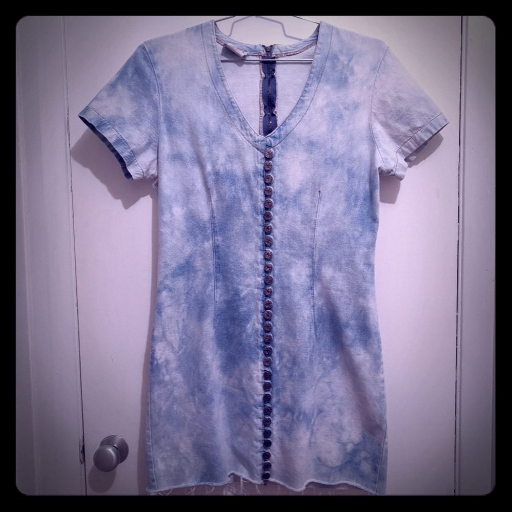 90s denim dress